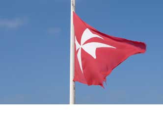 maltesische flagge